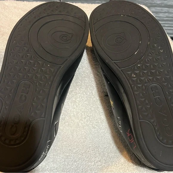 Coach High line signature low top charcoal/black sneaker - Picture 4 of 7